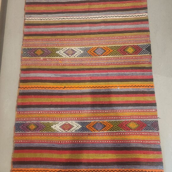 Vintage Turkish Rug Runner - Picture 2 of 3